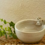 Kleine Schale Vintage weiß