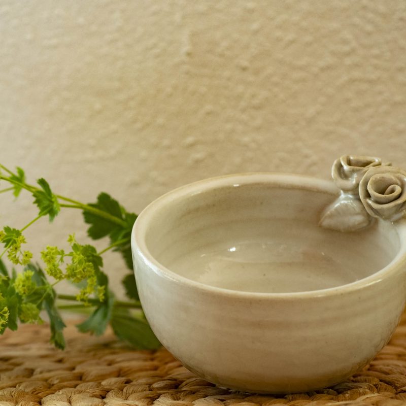 Kleine Schale Vintage weiß