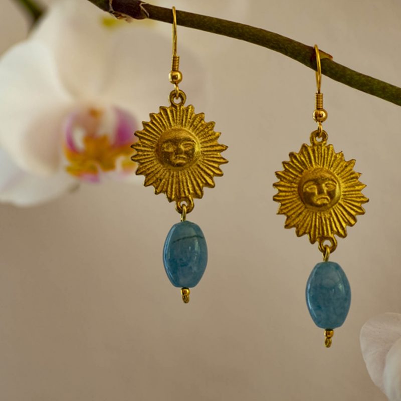 Ohrhänger „Sol Azul“