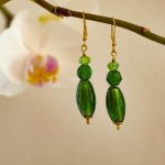 Ohrhänger „Grüner Glanz“