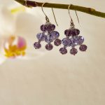 Ohrhänger „Trio in Purpur“