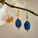 Ohrhänger „Blaues Glas“