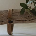 Korkarmband „Natur Lavastein“