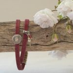 Korkarmband „Boho-Pink“